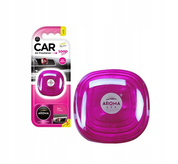 

Aroma Car Loop Red Fruits Żel odświeżacz powietrza