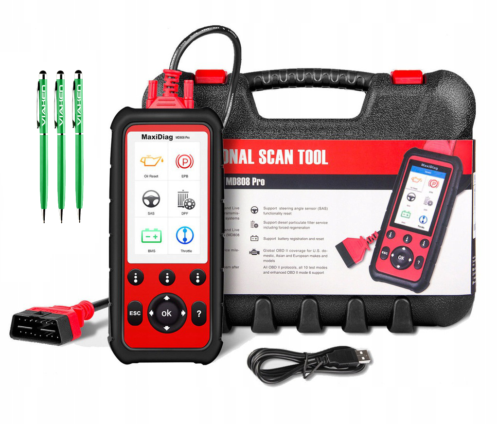 Autel MaxiDiag MD808 Pro Oil Dpf Sas Epb Bms