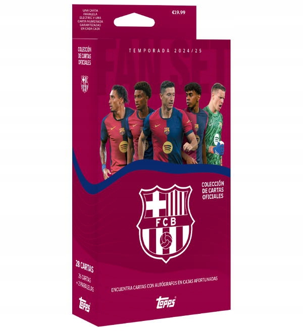 2024/25 Topps FC Barcelona – Fan Set YAMAL LEWANDOWSKI Szansa na Autograf