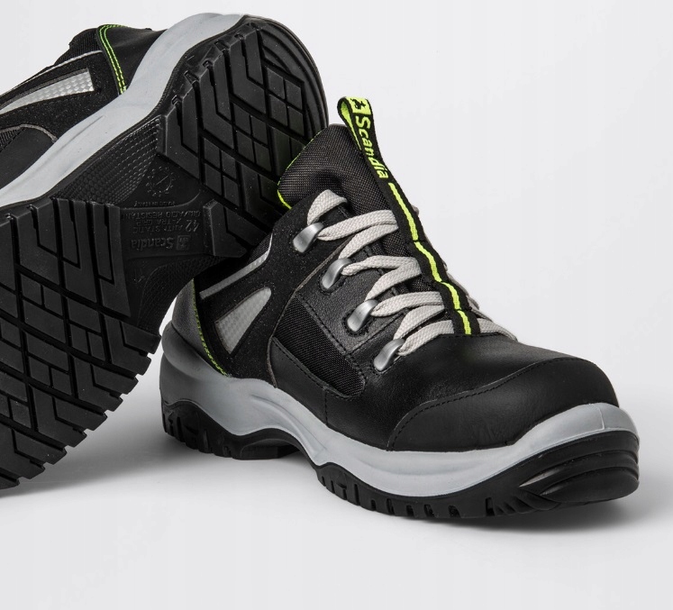 Lekkie Nieprzemakalne Buty Robocze Męskie Bhp Scandia ScanNero S3 r.42