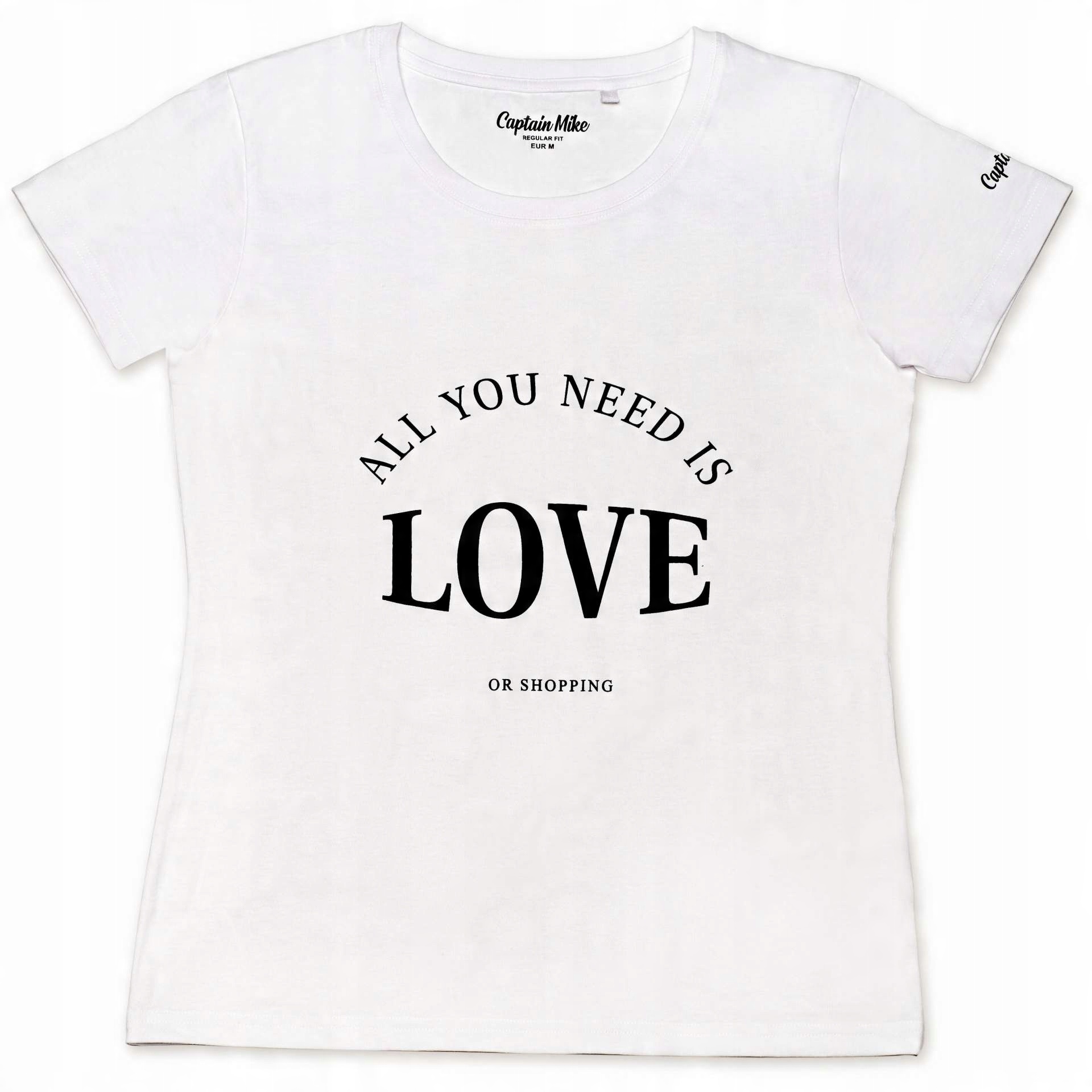 

Koszulka damska bawełna All You Need Is Love r.M