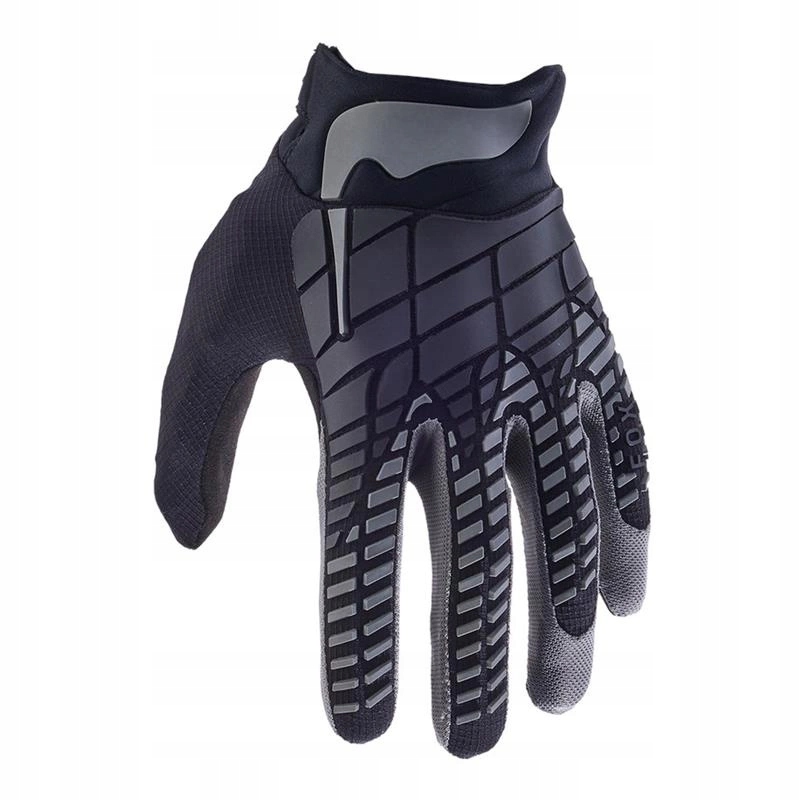 Motocyklové rukavice cross Fox 360 Black/grey čierne, sivé Zadarmo