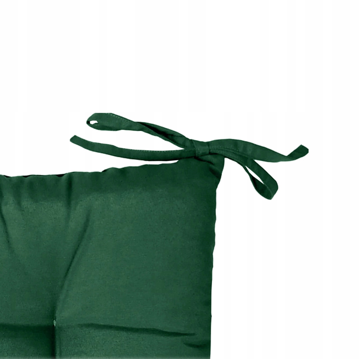 PODUSZKA NA FOTEL KRZESŁO OGRODOWA PIKOWANA WIĄZANA Z TROCZKAMI 40 X 40 CM Grubość poduszki 6 cm