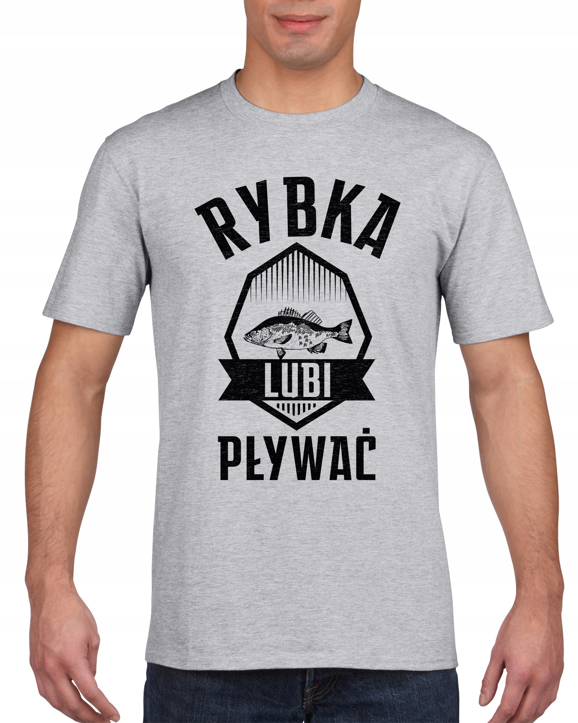

Koszulka meska Dla Wedkarza Rybka Lubi Plywac s S