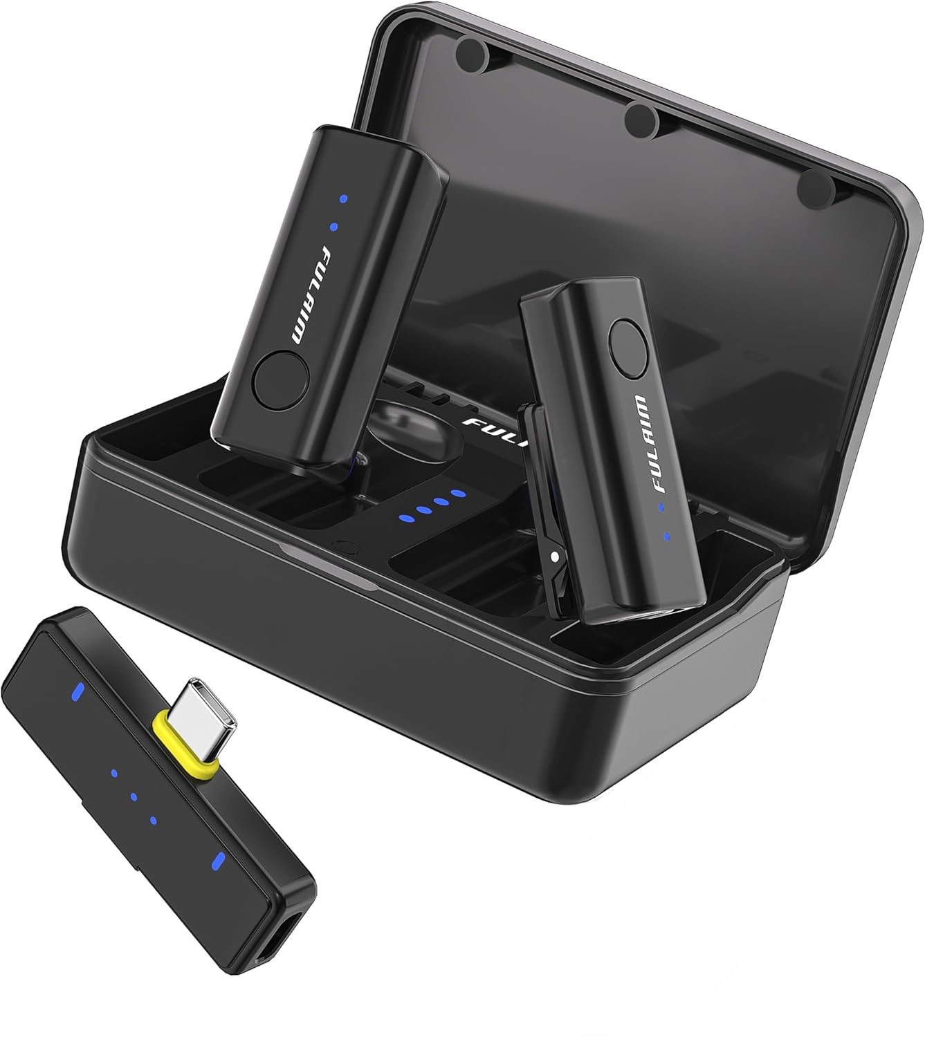 Zestaw mikrofonów bezprzewodowych krawatowych Fulaim X2