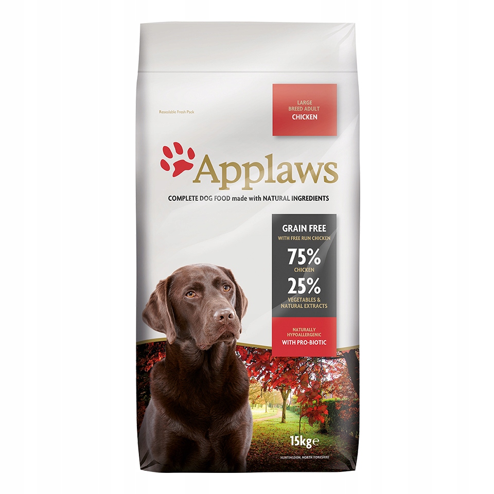 Applaws Large Breed Chicken sucha karma dla dorosłych psów ras dużych 15kg