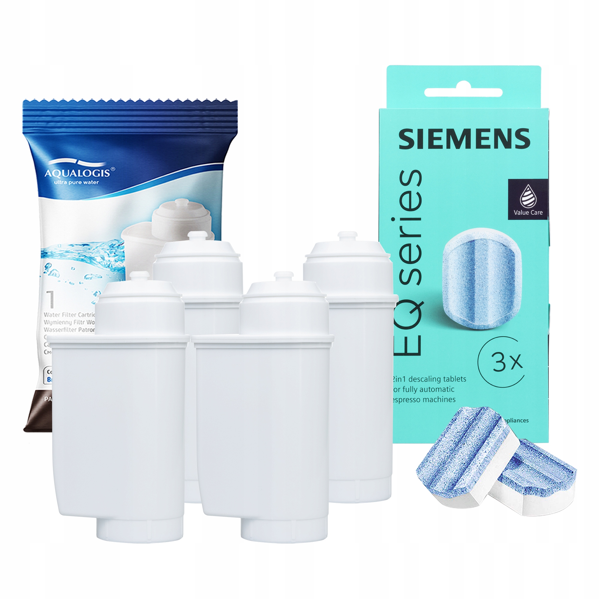 Odvápňovač Siemens TZ80002 4x Filtr vody pro kávovar AL-Inte