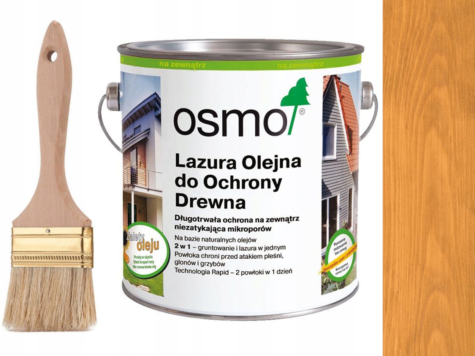 

Osmo 732 Lazura Ochronna do drewna Jasny Dąb 2,5L