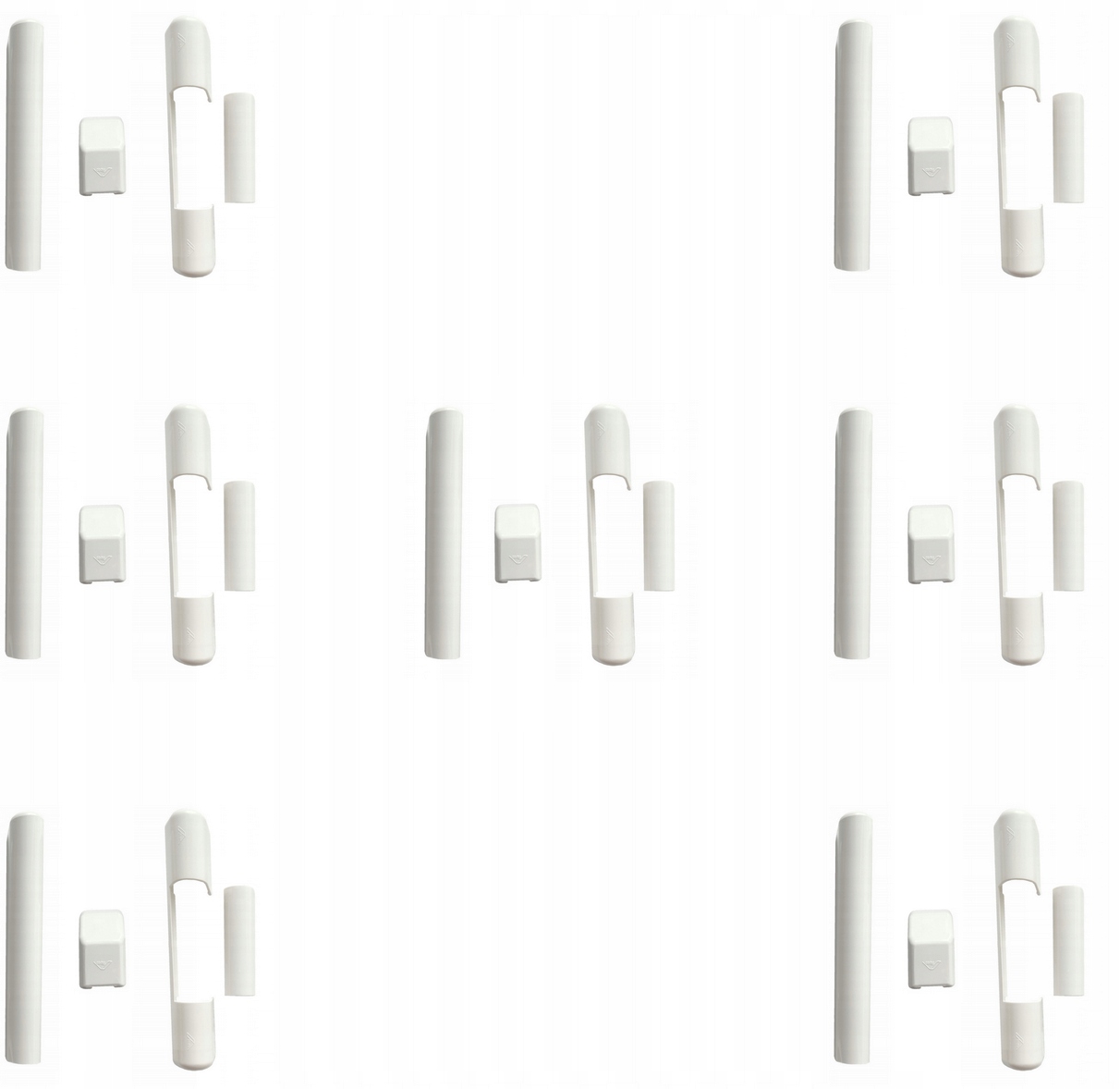 Bílé Kryty, záslepky na závěsy Roto Nt pro okna 7kpl