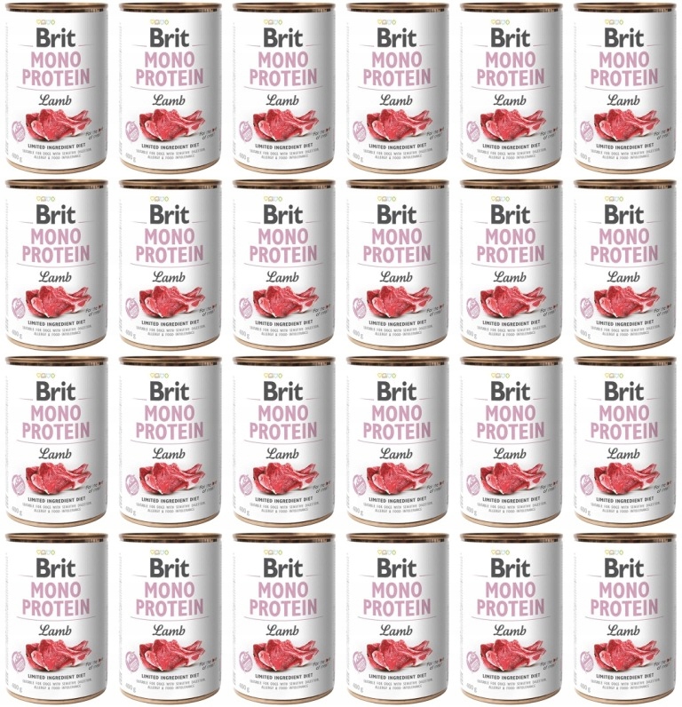 Levně Brit Mono Protein Lamb 24 plechovek 400 g