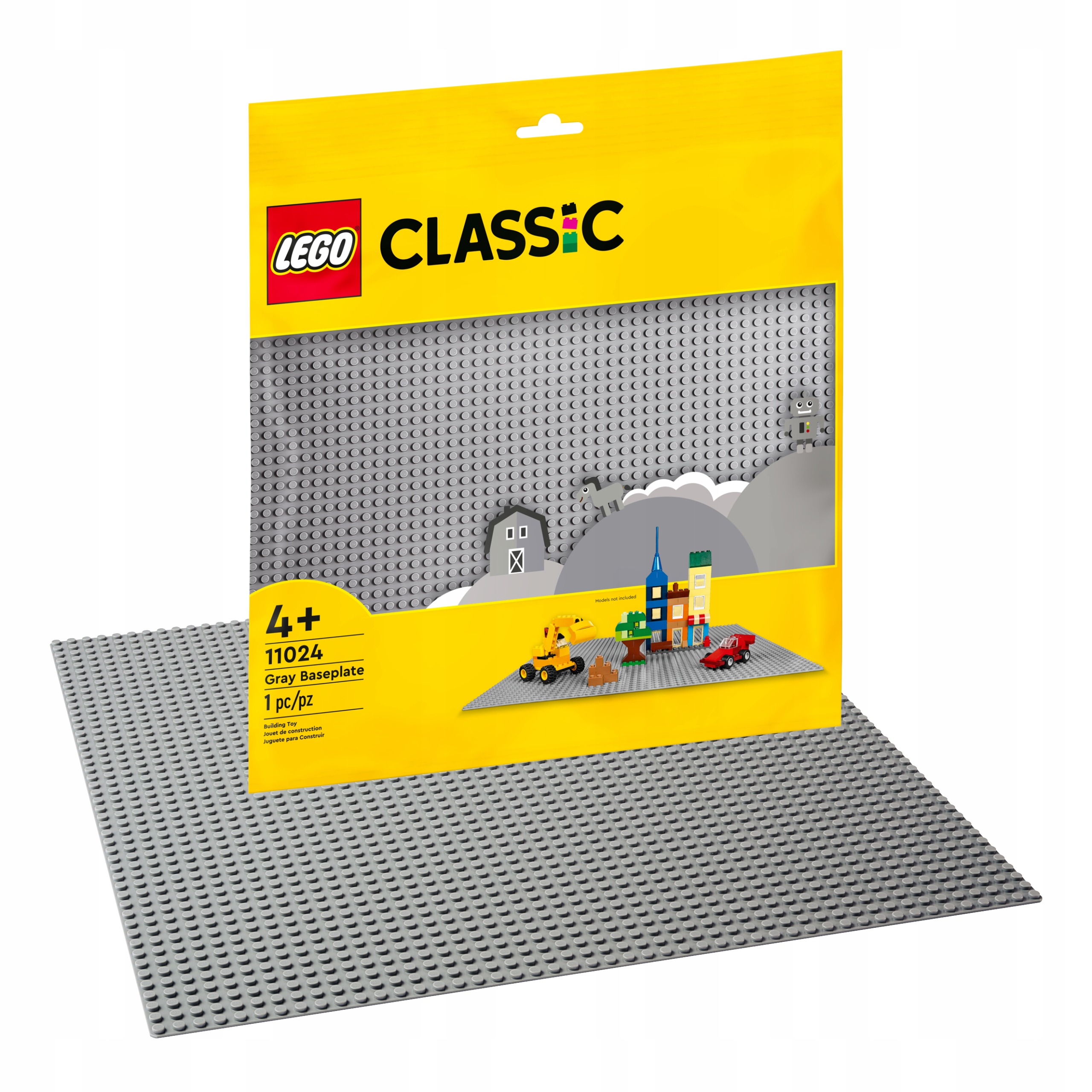 LEGO 11024 CLASSIC Duża Podstawka konstrukcyjna Szara płytka do