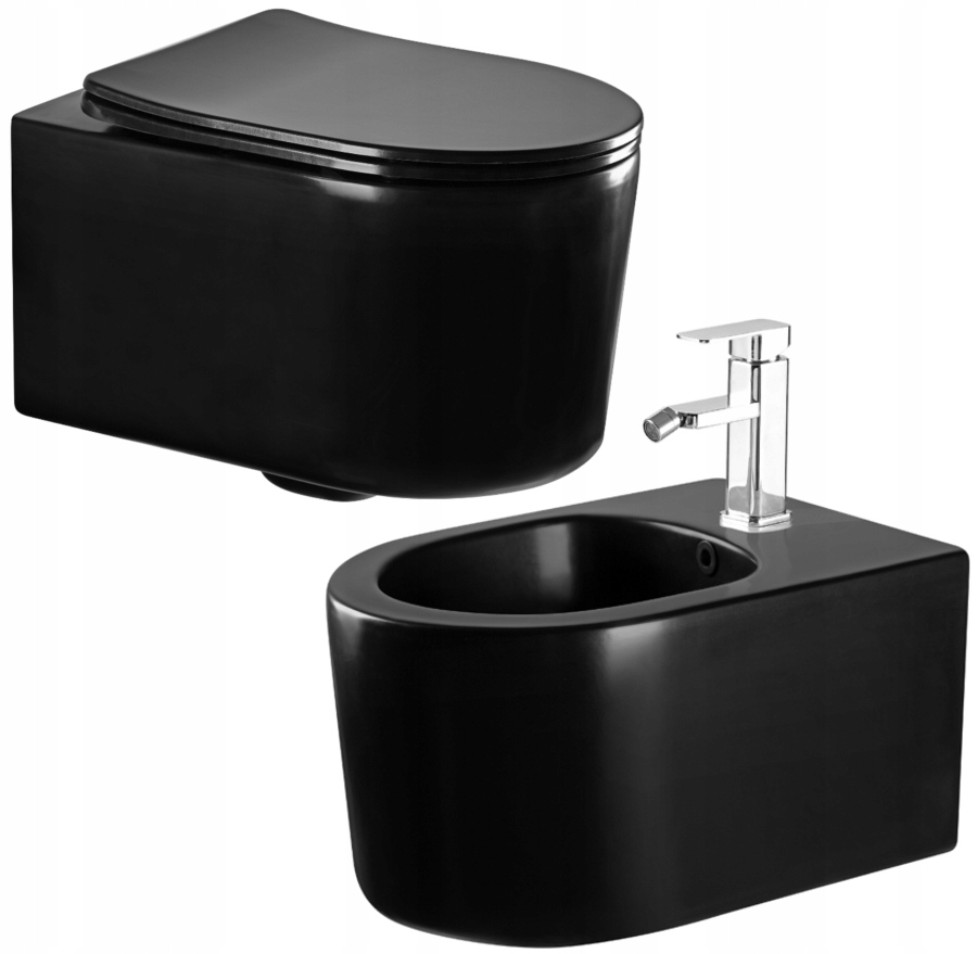 

Mexen Sofia Miska Wc Rimless Deska Bidet Czarny