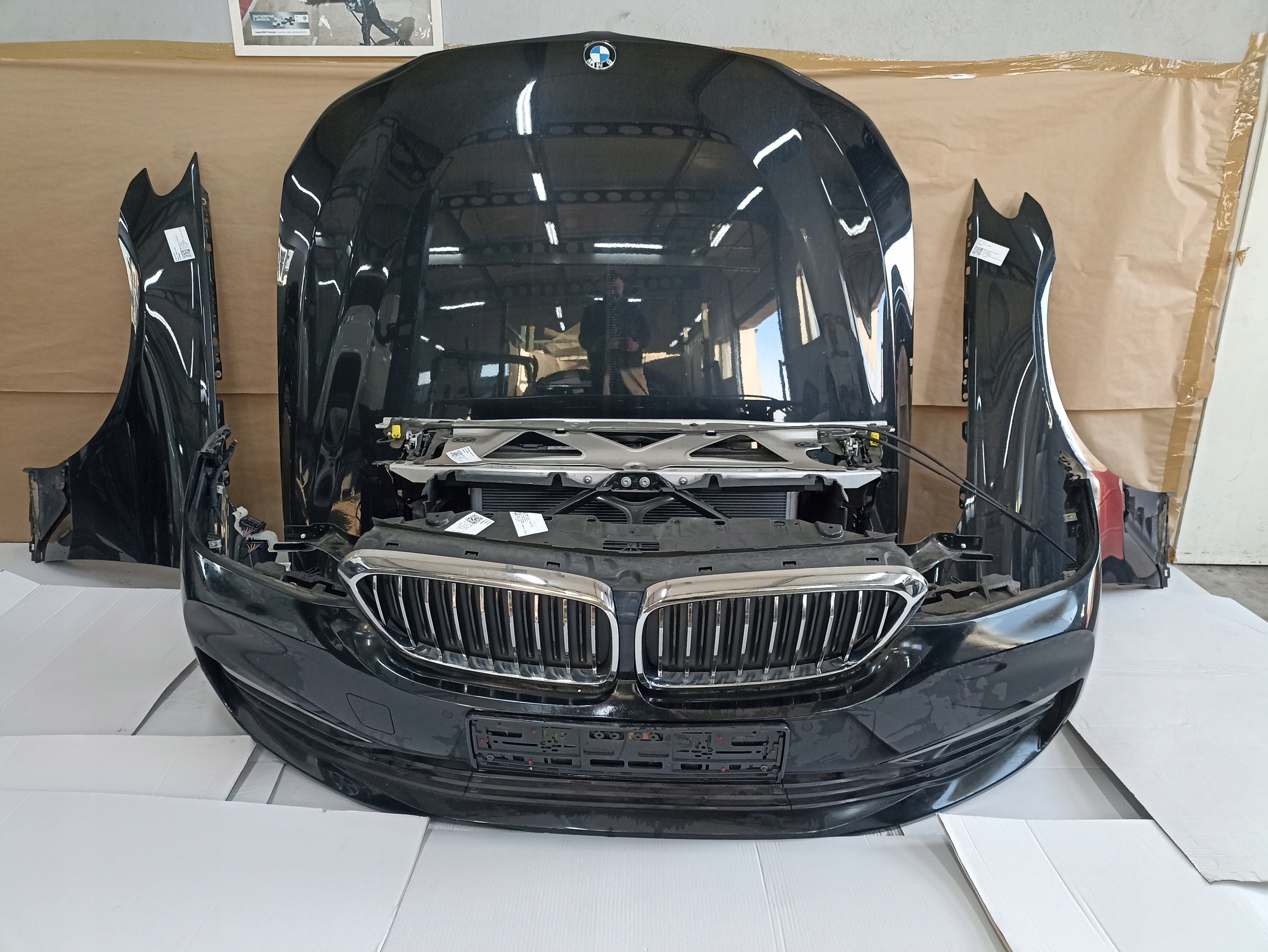 КОМПЛЕКТ ПЕРЕД BMW 6 GT G32 475 BLACK САПФІР КАПОТ КРИЛА БАМПЕР ПЕРЕДНЯ ПАНЕЛЬ