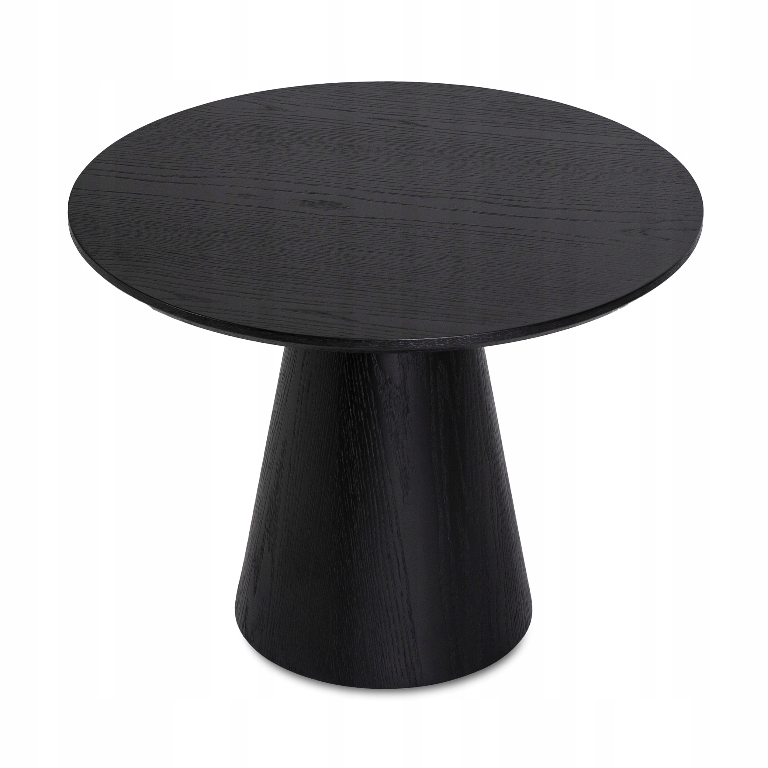 Černý konferenční stolek Malý Kulatý Moderní lavice do obývacího pokoje Cassander