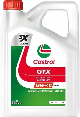 OLEJ 15W-40 CASTROL GTX HIGH MILEAGE 4L