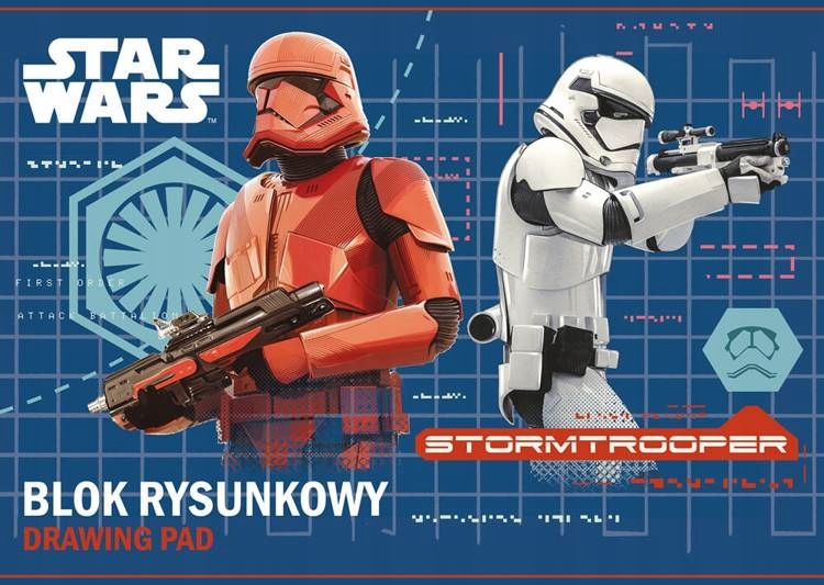 

Blok Rysunkowy Szkolny A4 20 Kartek Star Wars