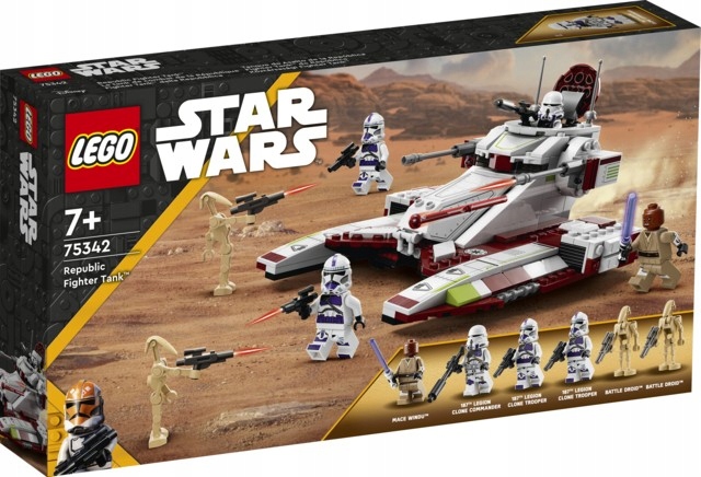 

Lego Star Wars Czołg Myśliwski Republiki 75342