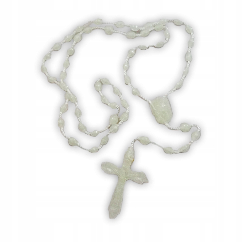 

Różaniec plastikowy, świecący (świeci w ciemności)
