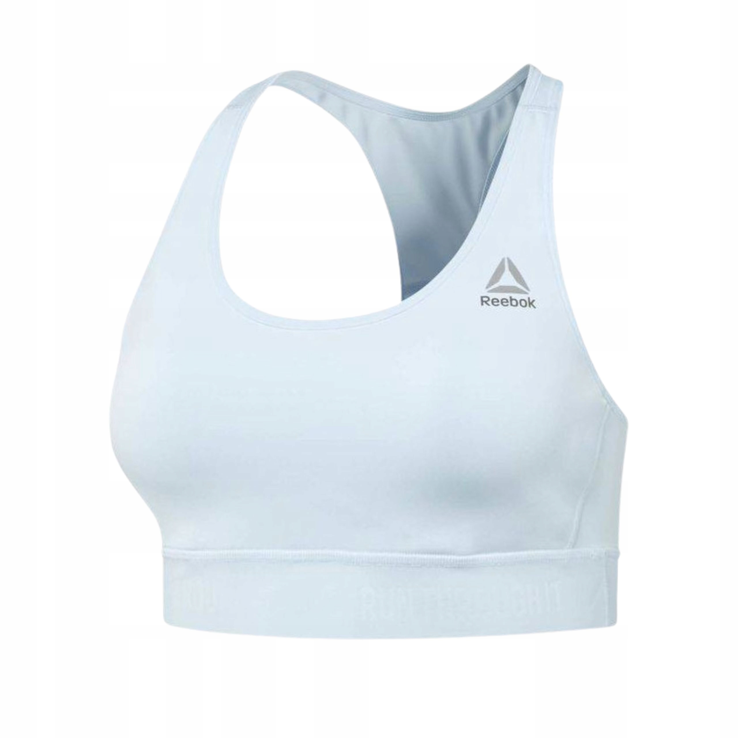 Damski stanik sportowy jasnoniebieski Reebok High Impact Bra Xxs