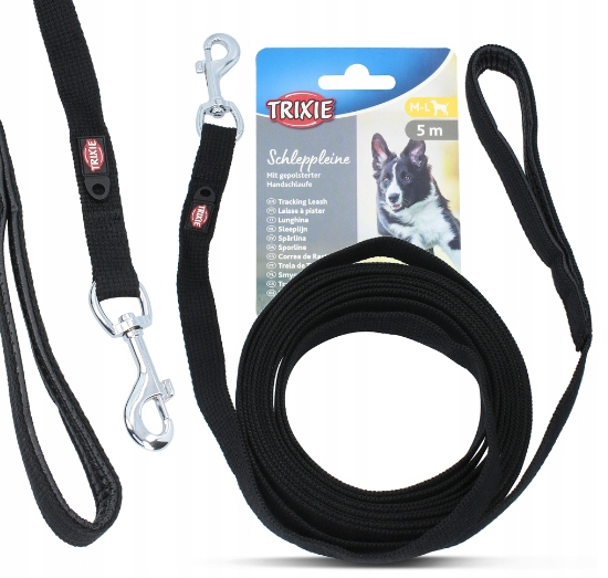 

Smycz treningowa mocna taśma dużego psa Trixie 5m