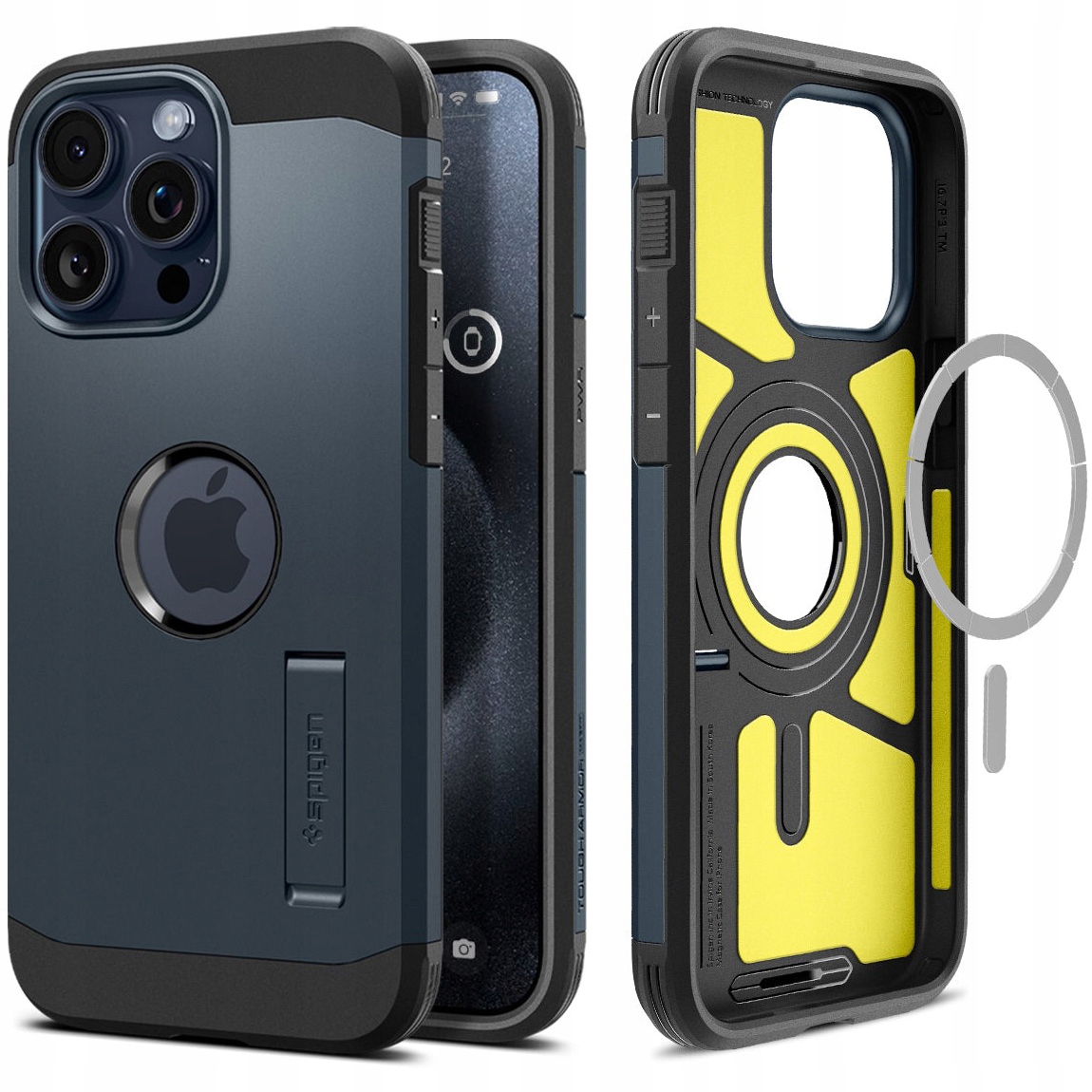 Pouzdro pro iPhone 15 Pro Max, Spigen Tough Mag, pouzdro pro MagSafe, pouzdro na kryt