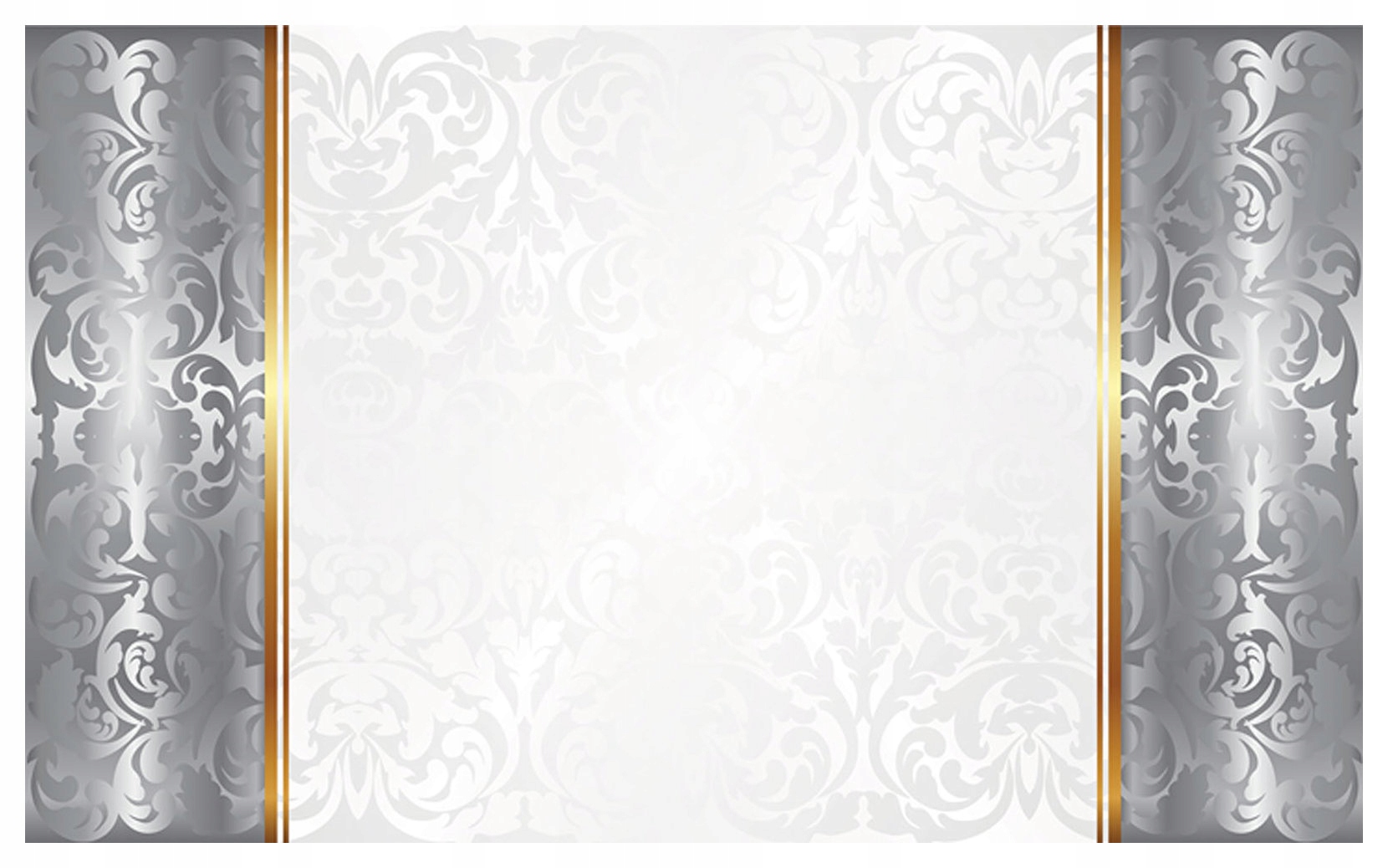 Fototapeta Barokní vzory Damask stříbro elegance do domu 208x146 lepidlo