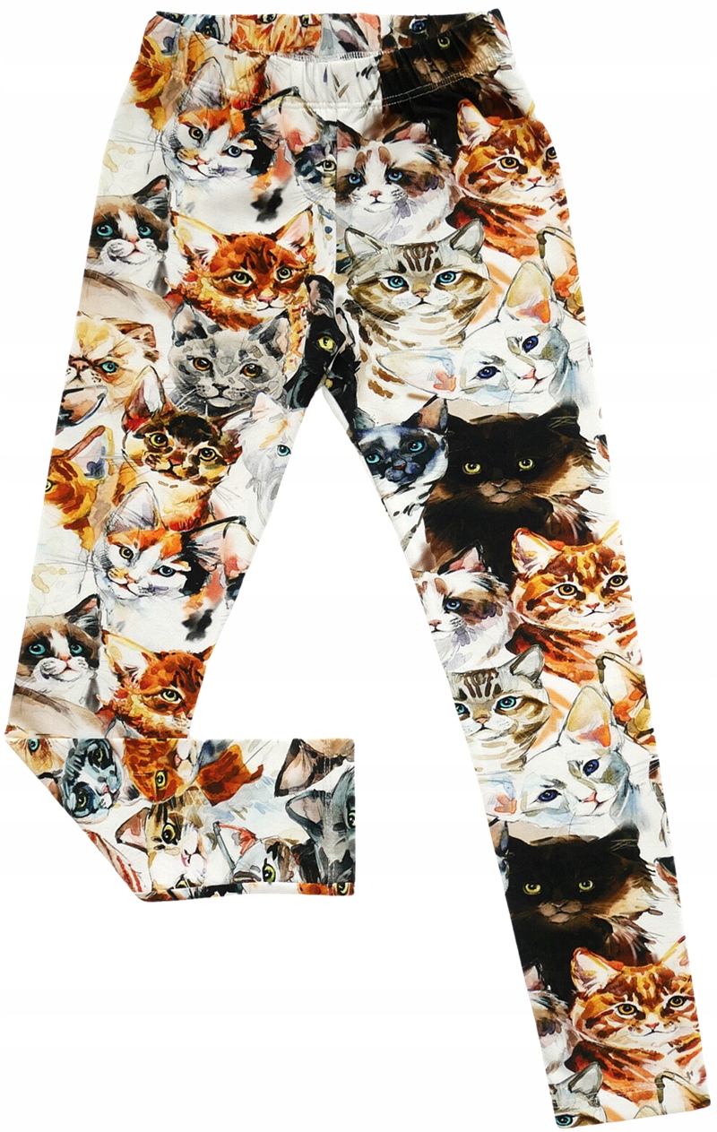 

Getry legginsy Print w Kotki 104 Aipi bawełna