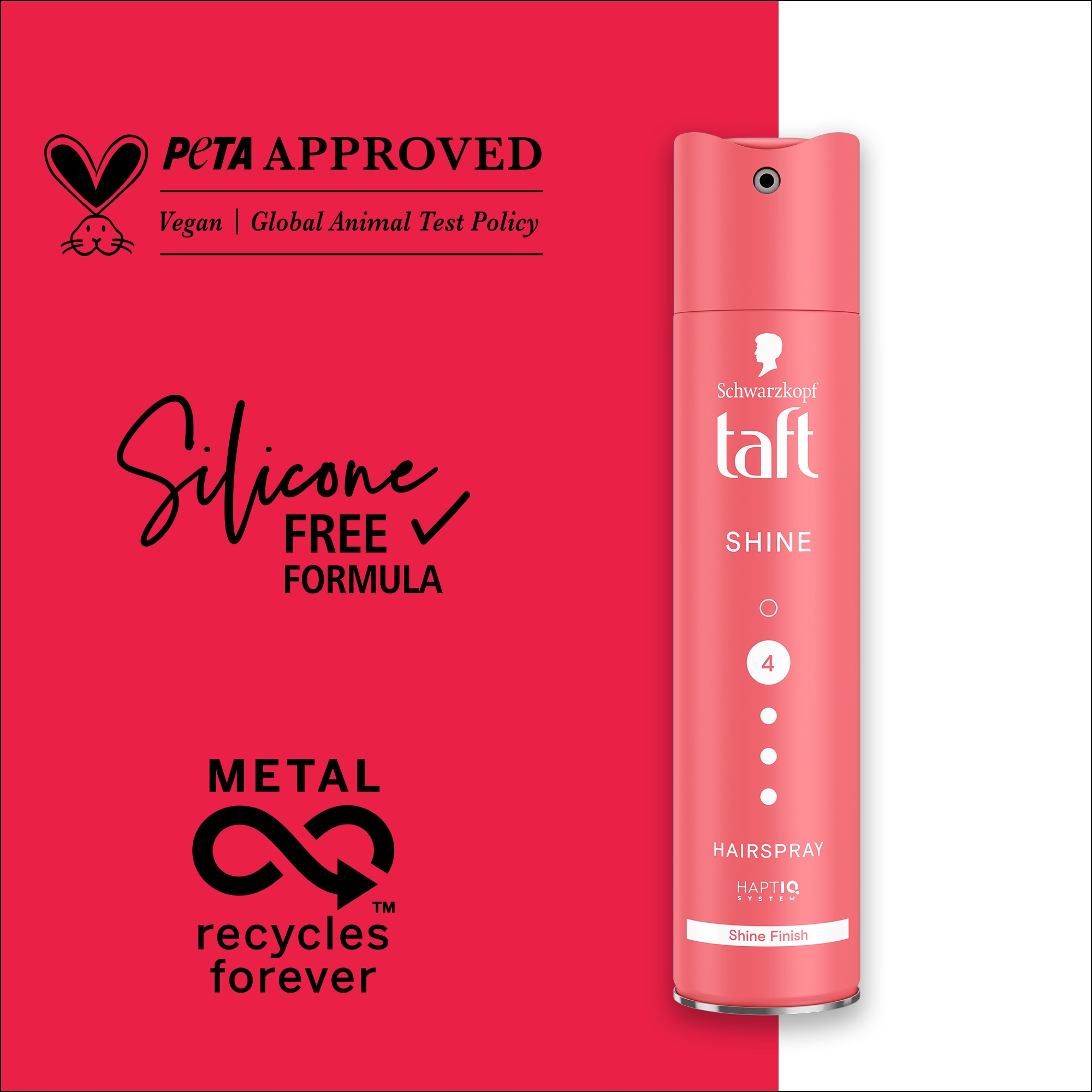 Taft Shine Lakier do Włosów 3x250ml Linia Shine