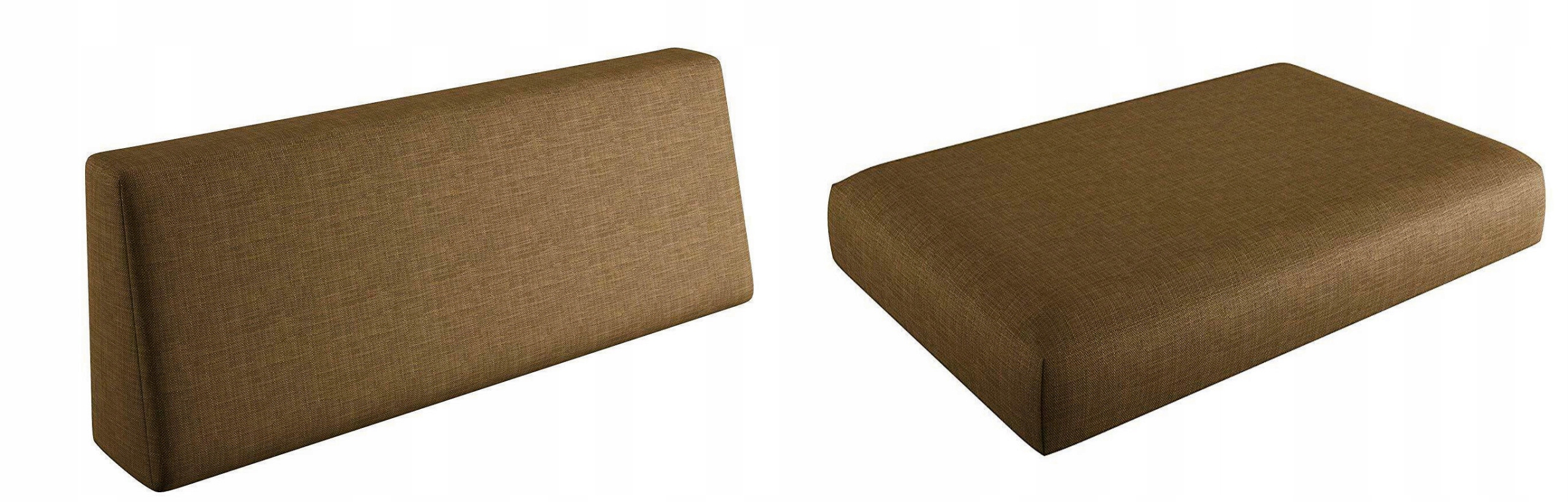 Sada 2 polštářů 100 x 60 cm Polštáře na zahradní nábytek Voděodolné Barvy