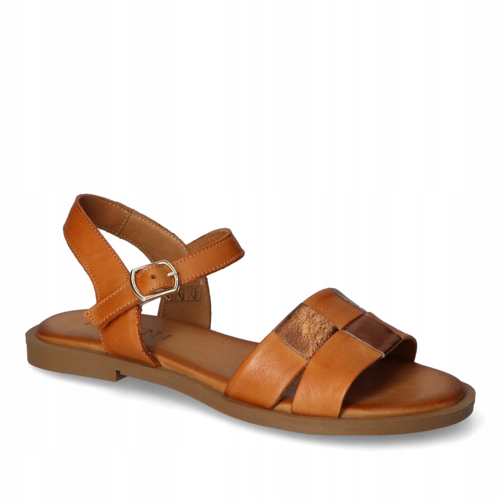 Dámské sandály Ravini Hnědé Lico Kožené 39