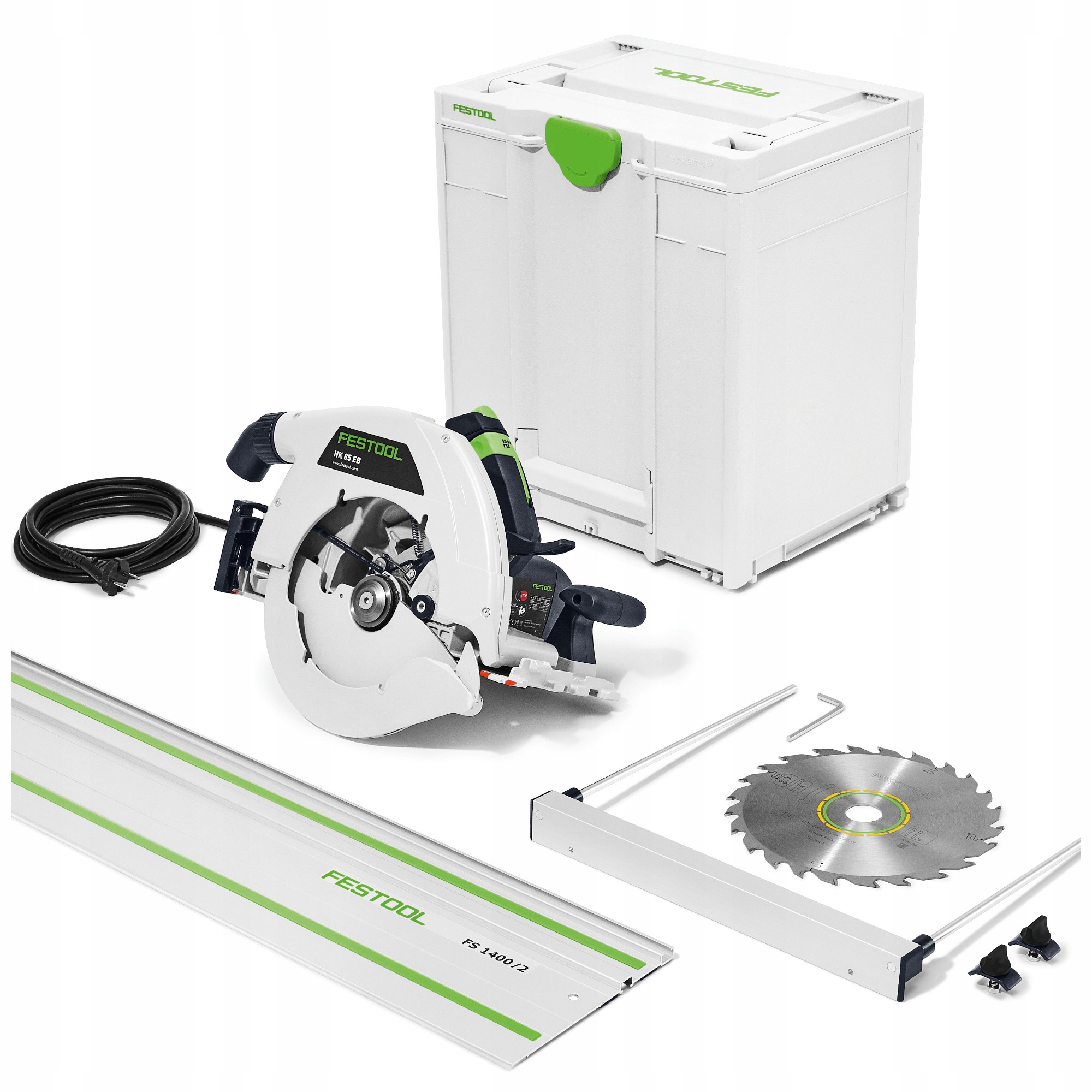 Pilarka Tarczowa Ręczna Piła Festool 230mm Hk 85 EB-Plus-FS 1900 W Szyna