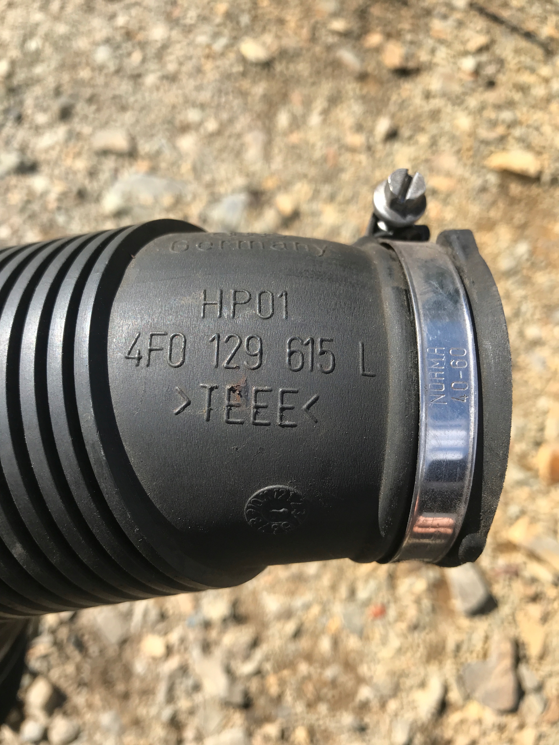 pipe wiring air AUDI A6 C6 LIFT 4F0129615L