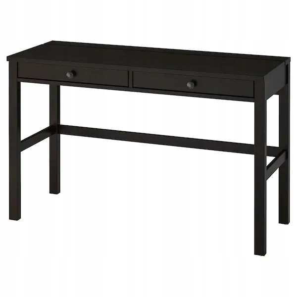

Ikea Hemnes biurko 2 szuflady czarnobrąz 120x47cm