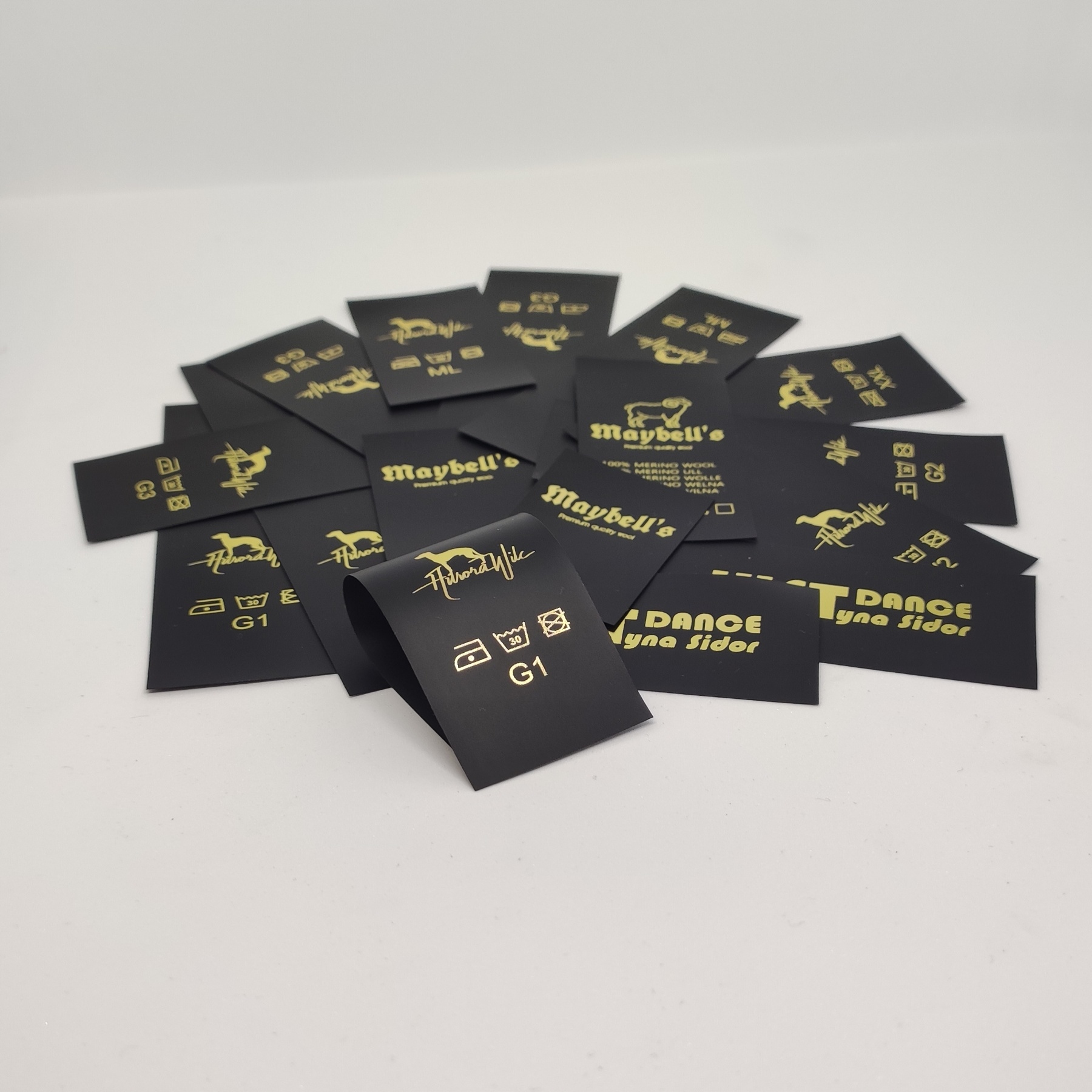 Štítek silikonový černý 200 ks