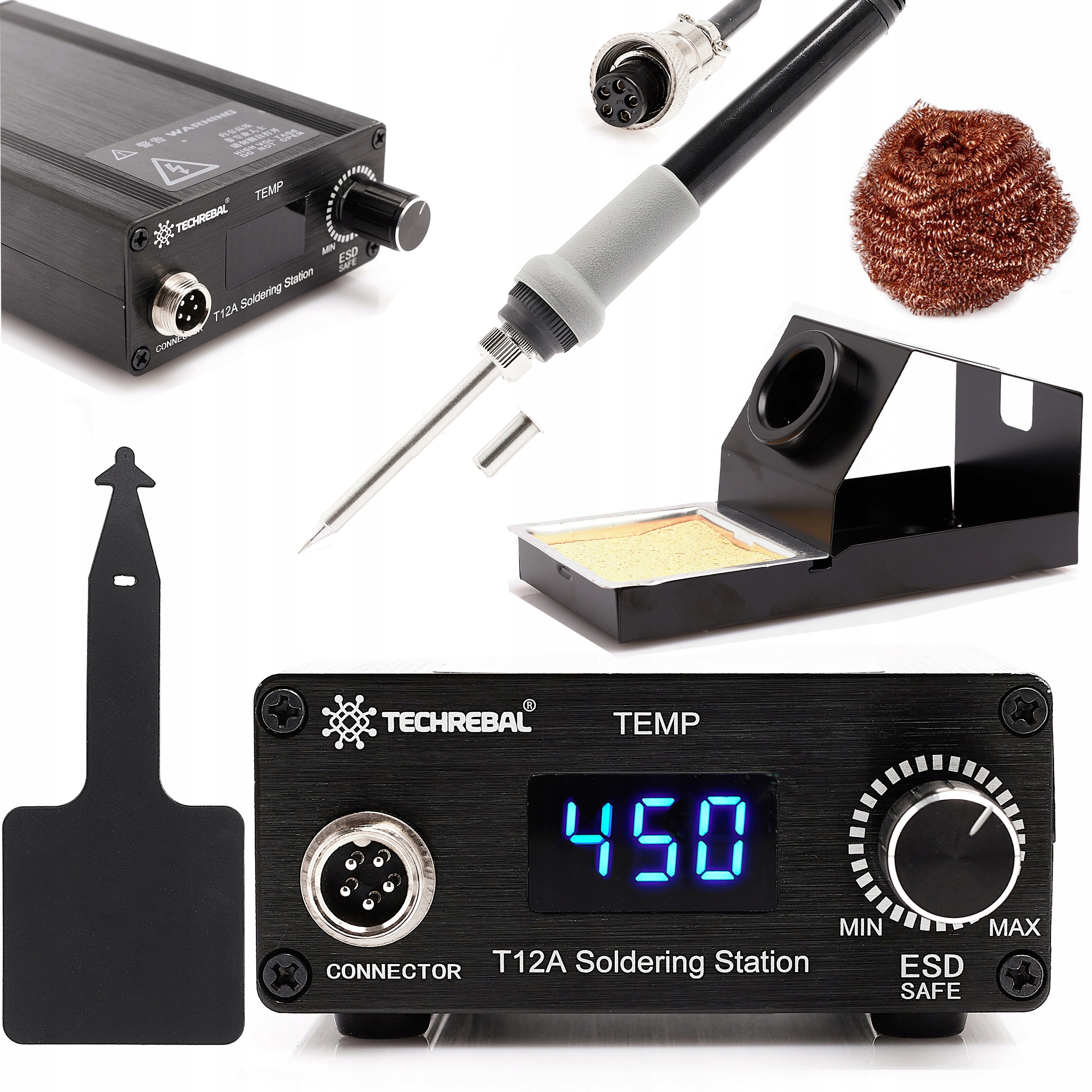 ZESTAW STACJA LUTOWNICZA SPAWARKA 75 W TECHREBAL GROT T12A + AKCESORIA