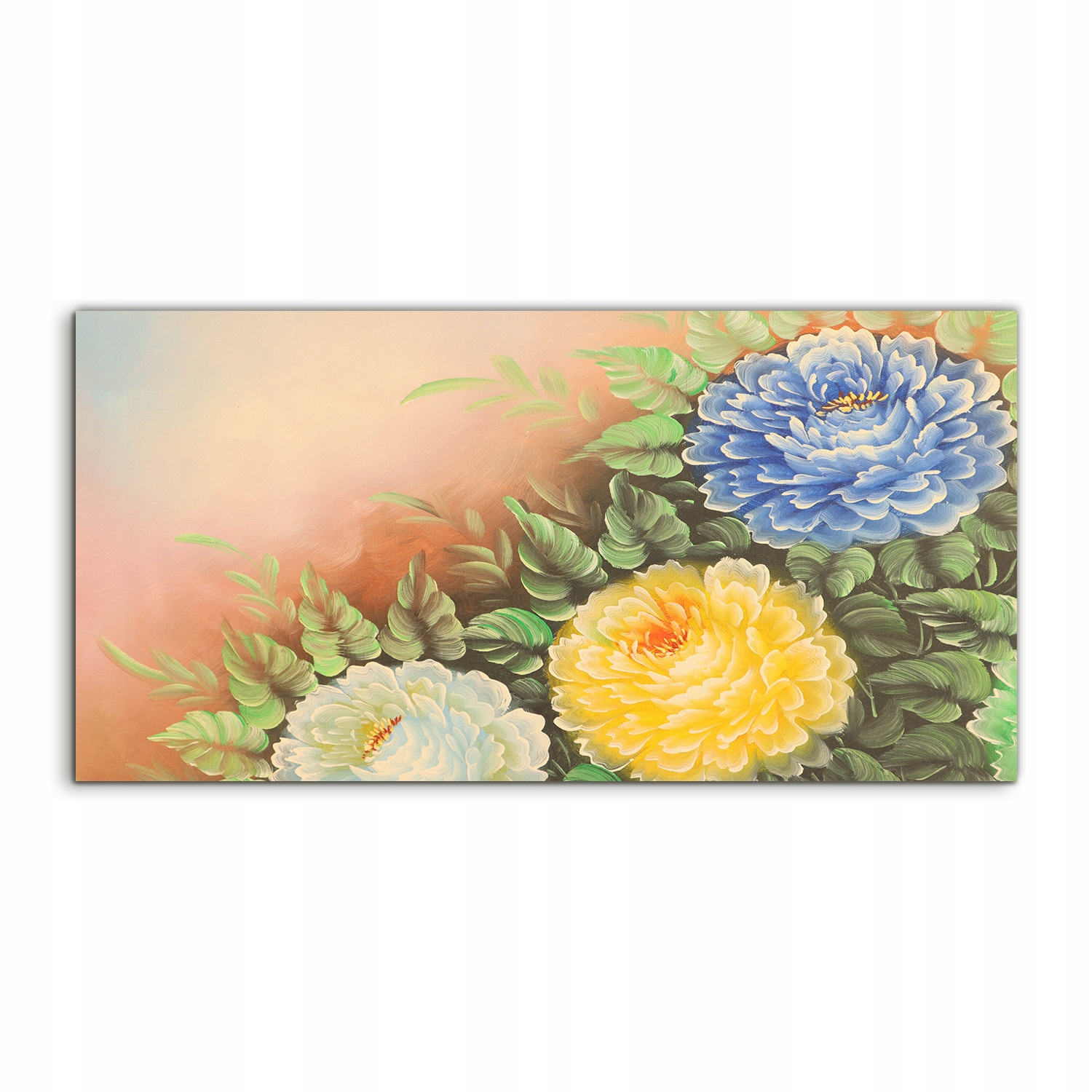 Akrylový obraz 120x60 moderný Chryzantéma Kvety