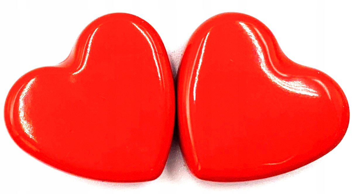 

Magnesy na lodówkę dwa serduszka serca 2-pak