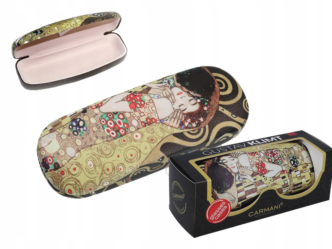

etui na okulary g. klimt pocałunek carmani