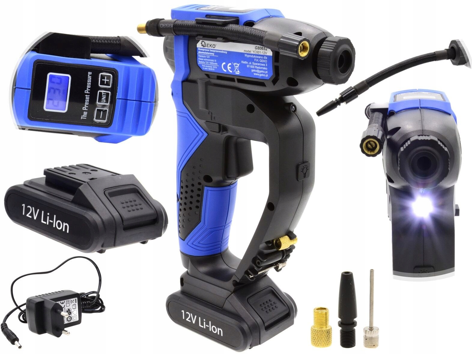 БЕСПРОВОДНОЙ КОМПРЕССОР 150PSI 12V