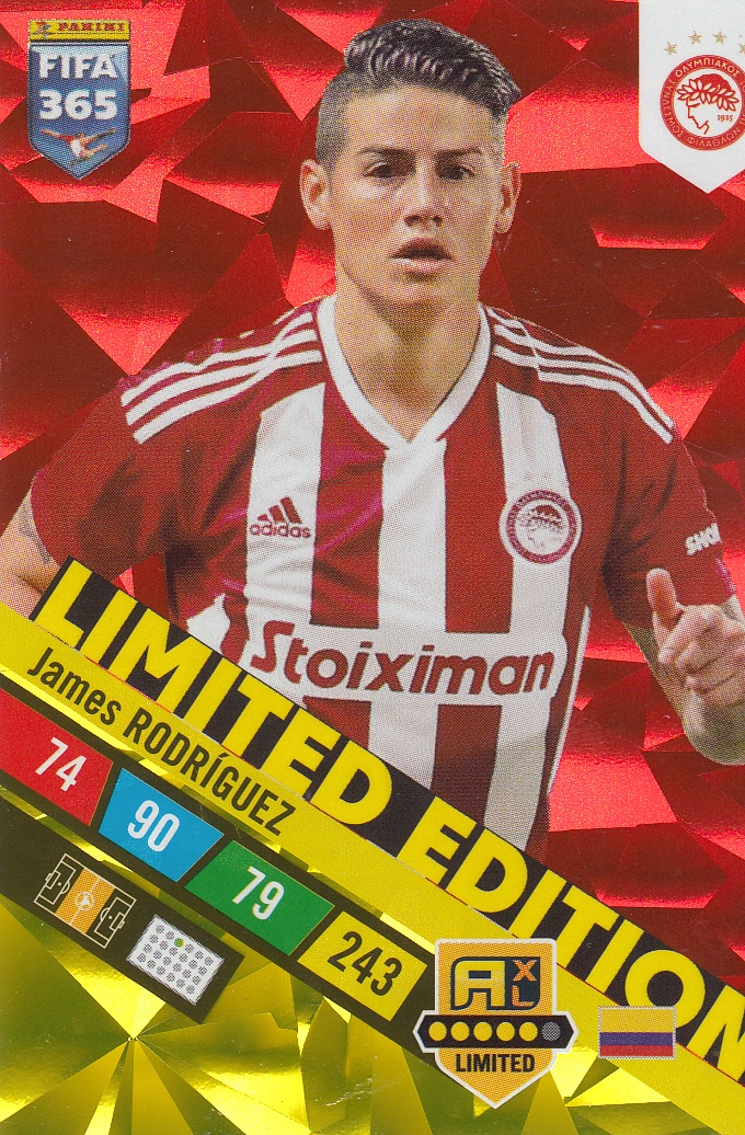 Fifa 365 2023 Adrenalyn XL Limited Edition James Rodriguez Olympiacos