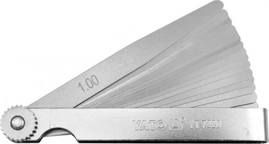 

Yato Szczelinomierz 100 MM 17 Listków 0,02-1 MM