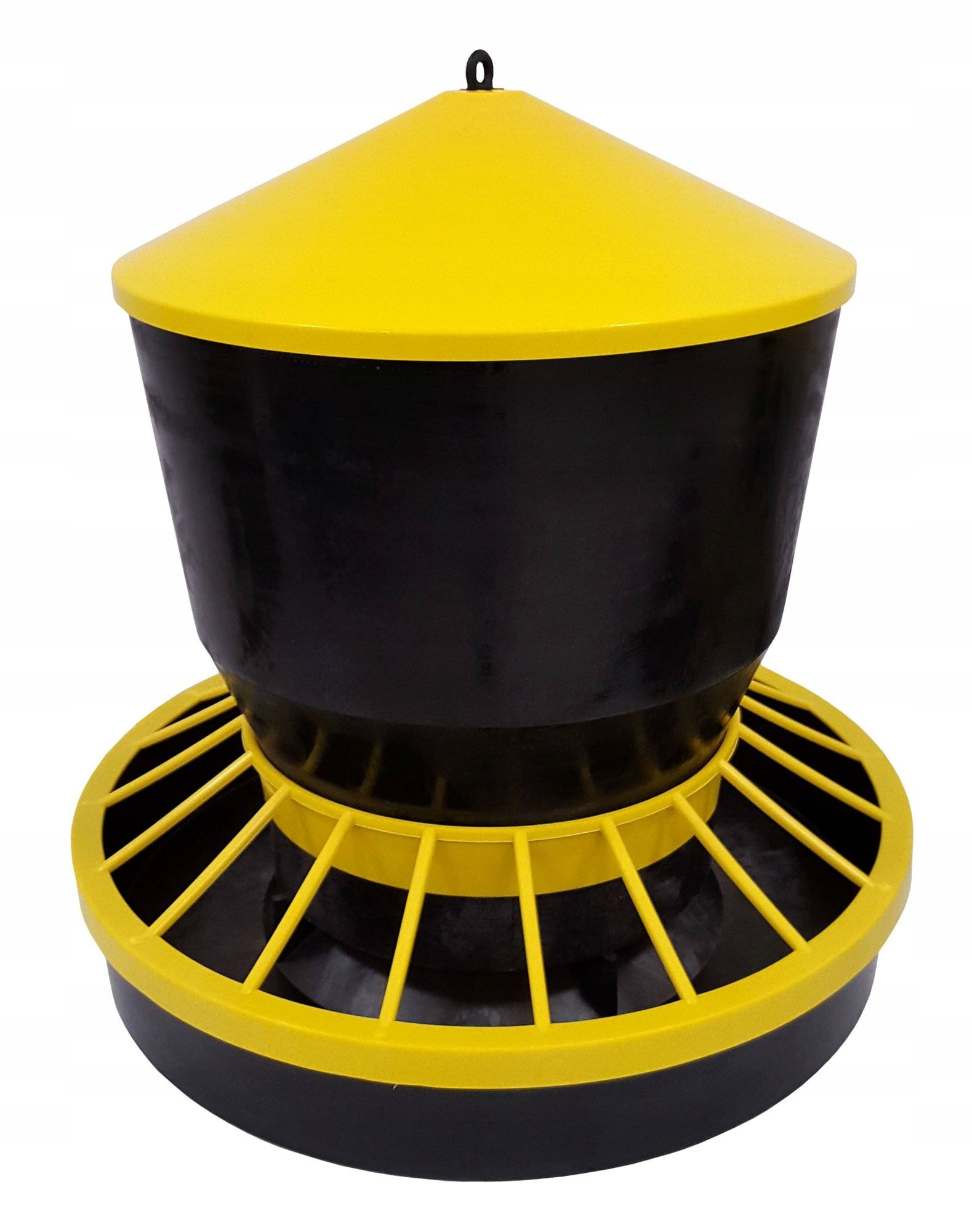 Automatické Zásypové Krmítko Pro Drůbež 20 kg Černo-žluté