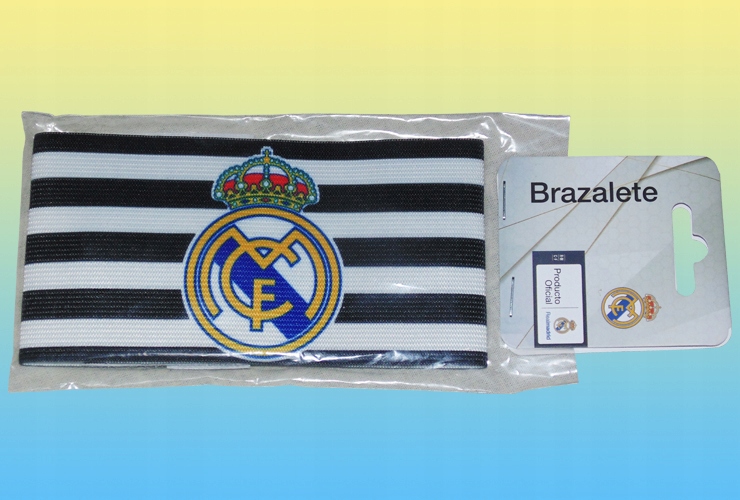 REAL MADRYT KLUBOWA OPASKA KAPITAŃSKA CZARNO-BIAŁE PASKI Rodzaj inny