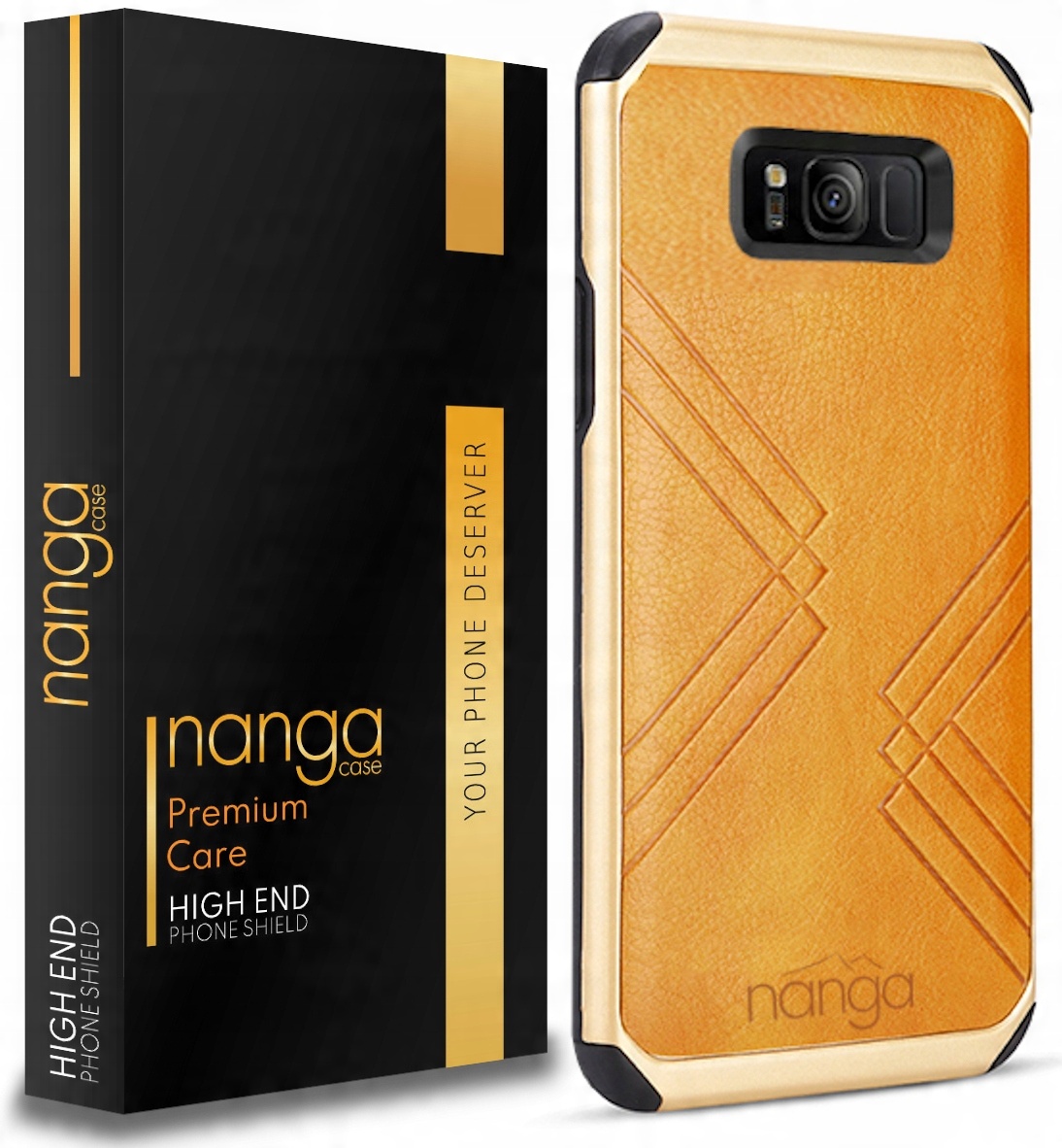 

Etui Skóra Pancerne Biznes Do Galaxy S8 Gold