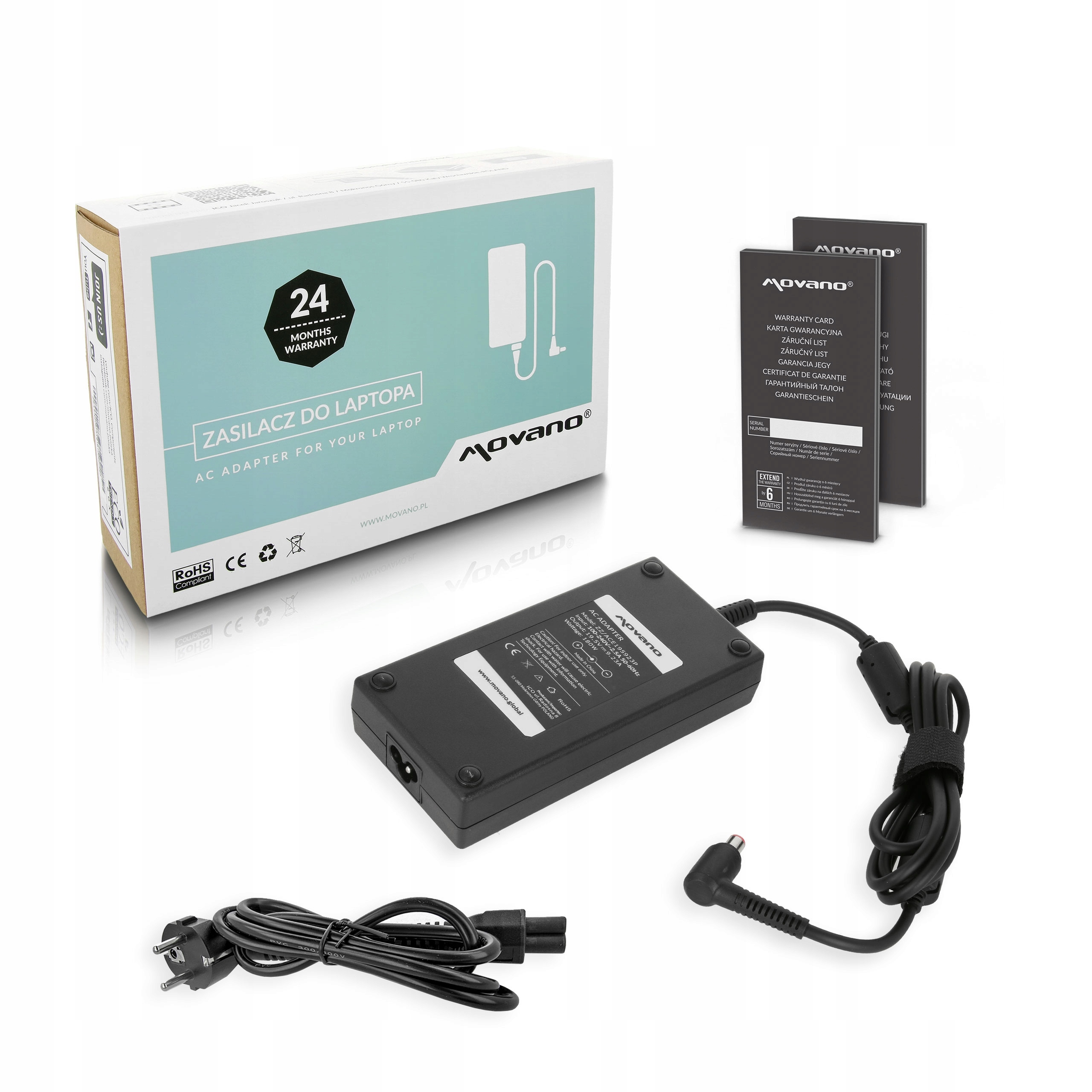 Zasilacz ładowarka do Msi 19,5V 9,23A 180W