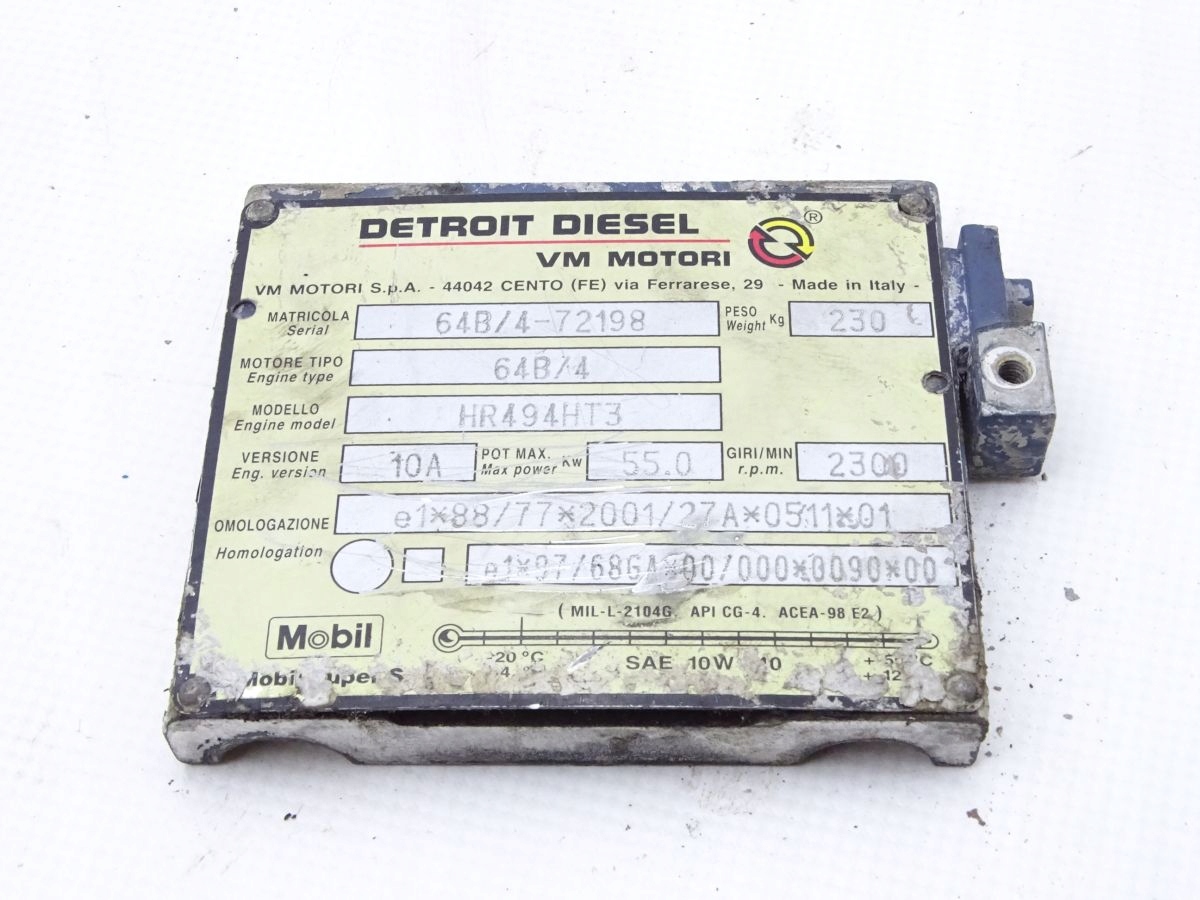 VM MOTORI 64B/4 JOHNSTON GŁOWICA Numer katalogowy części VM_MOTORI_64B/4_JOHNSTON_GŁOWICA