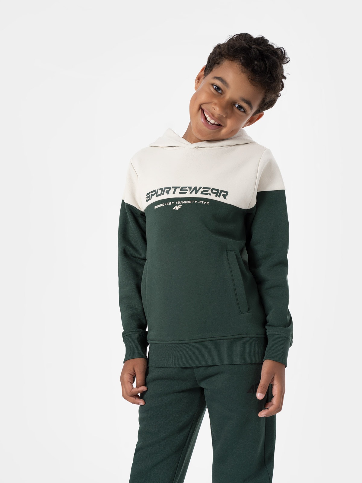 

Bluza Dresowa 4F 4FJAW22TSWSM378-152-40S