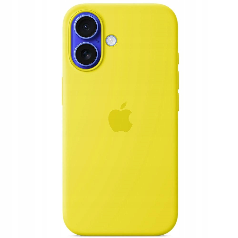Etui Apple MYY73ZM/A iPhone 16 6.1" MagSafe żółty/star fruit Silicone