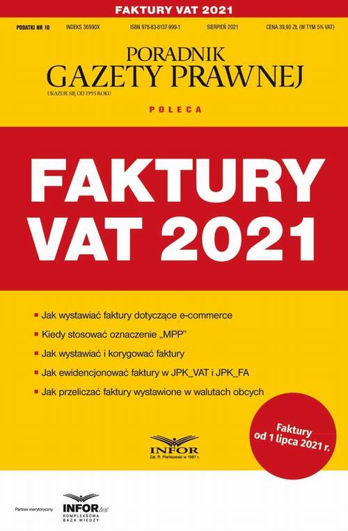 FAKTURY VAT 2021 PRACA ZBIOROWA EBOOK