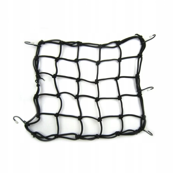 Roxar Siatka do mocowania bagażu na motocykl, rower, skuter czarna